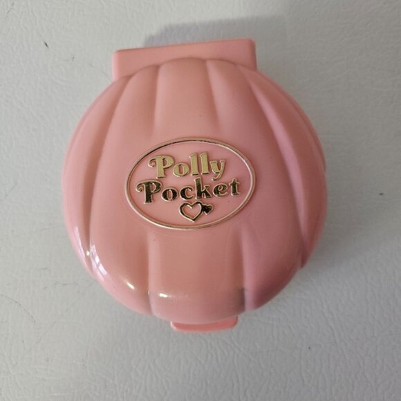 Vintage Polly Pocket Bluebird 1989 Bridesmaid Nancy's Wedding Compact Pink - Picture 6 of 8